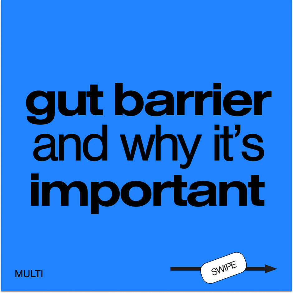 GUT BARRIER AND WHY IT'S IMPORTANT